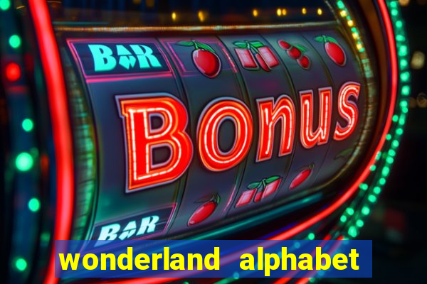 wonderland alphabet comic studio